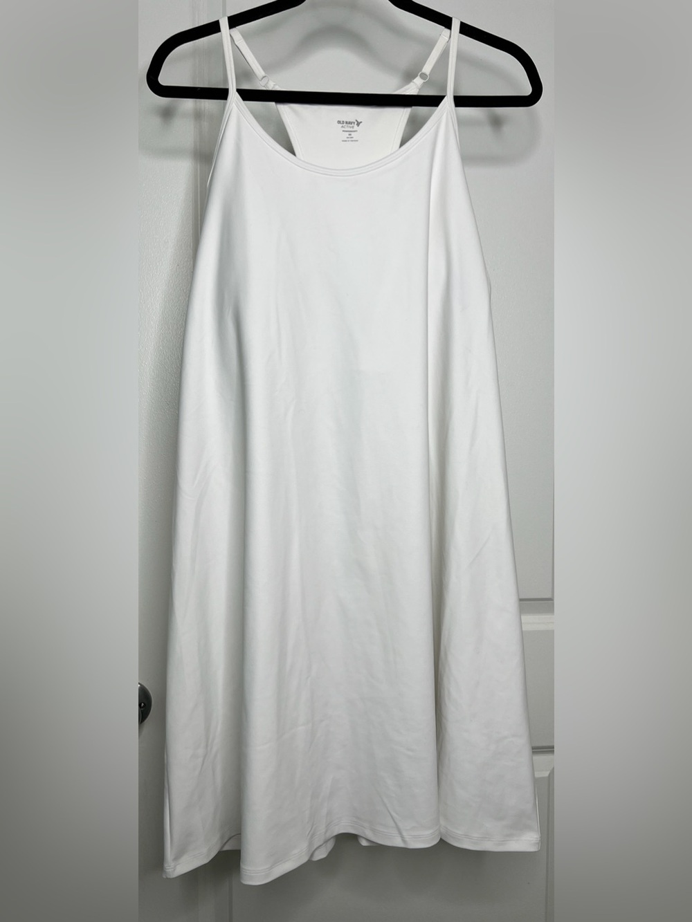 NWT Old Navy Powersoft White Active Dress Built-In Sports Bra Padded Size 3X